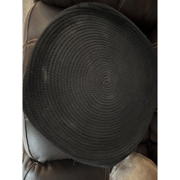 Large Woven Cotton Rope Storage Basket READ With Handles - Picture 9 of 9